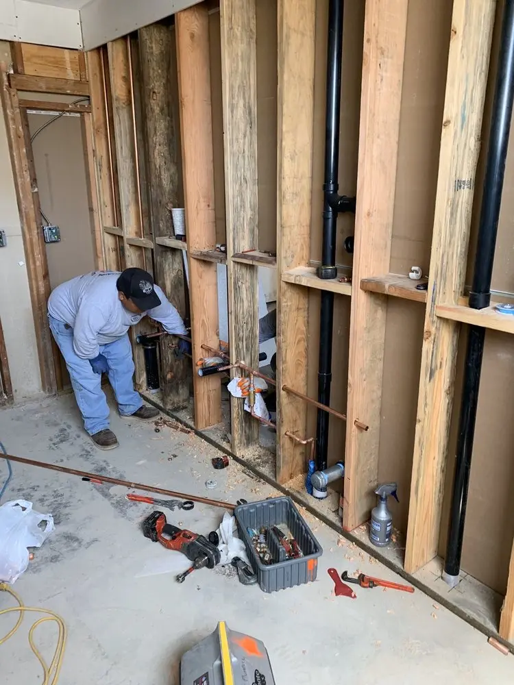 Commercial rough-in plumbing for Water Heater Replacement in Crescent Beach